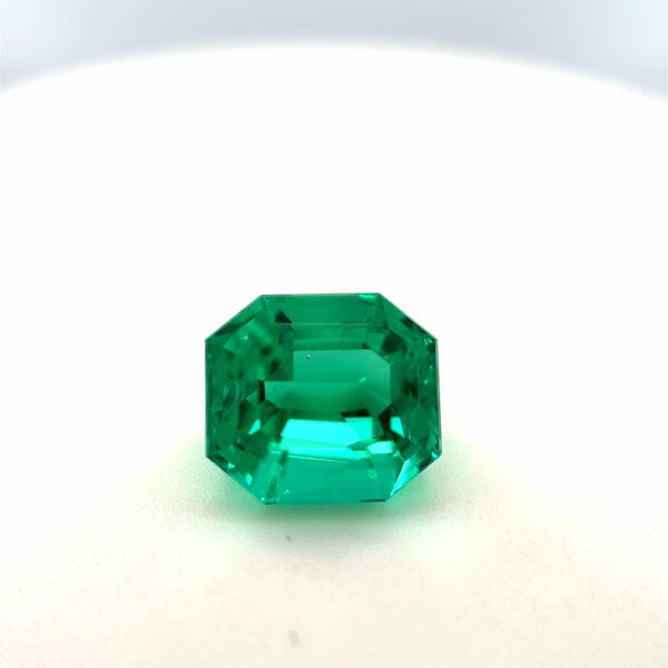 Emeraude Colombie No Oil Asscher 2.10ct