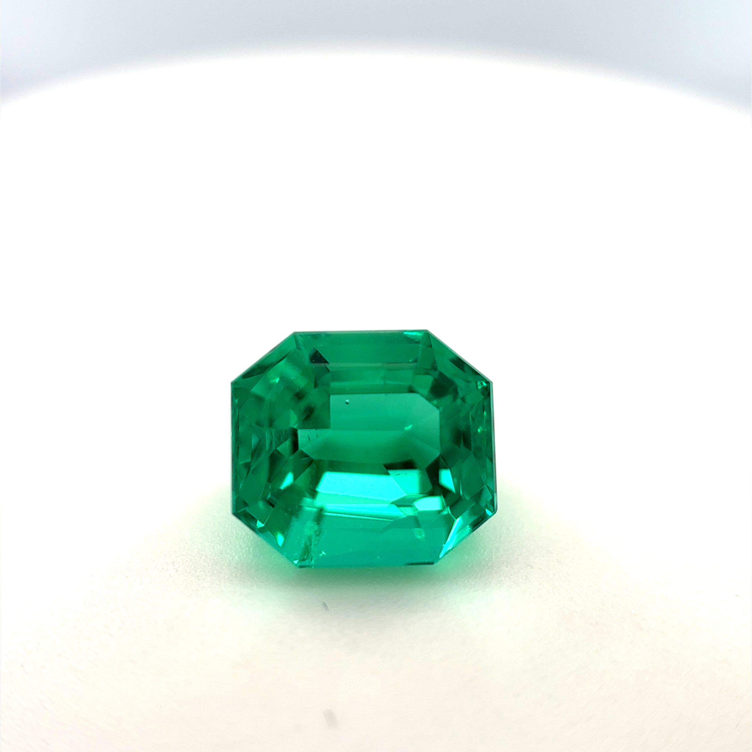 Emeraude Colombie No Oil Asscher 2.10ct