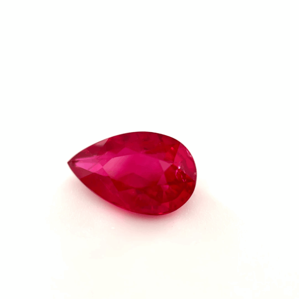 Rubis poire 2.01ct