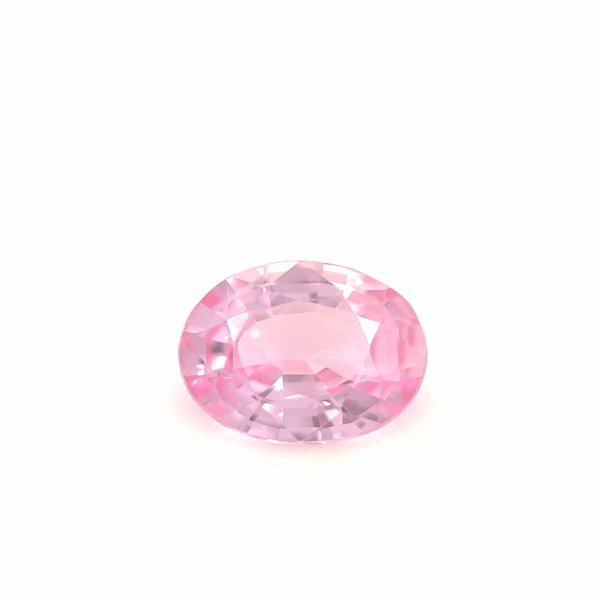 Saphir rose ovale 1.38ct