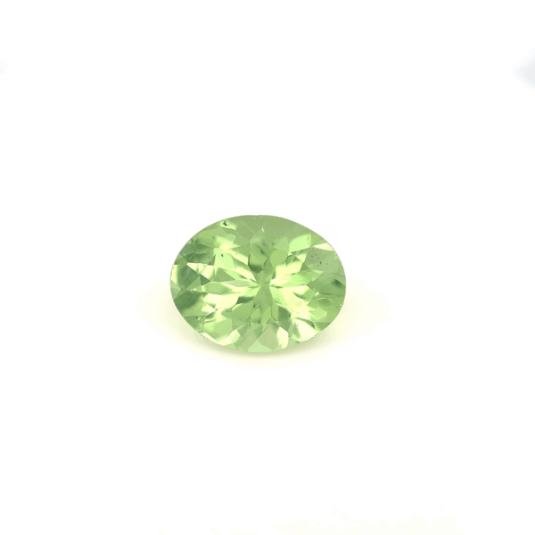 Grenat vert ovale 2,71ct