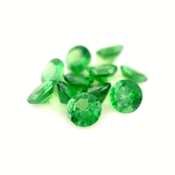 Lot 11 Tsavorites rondes 5,66ct