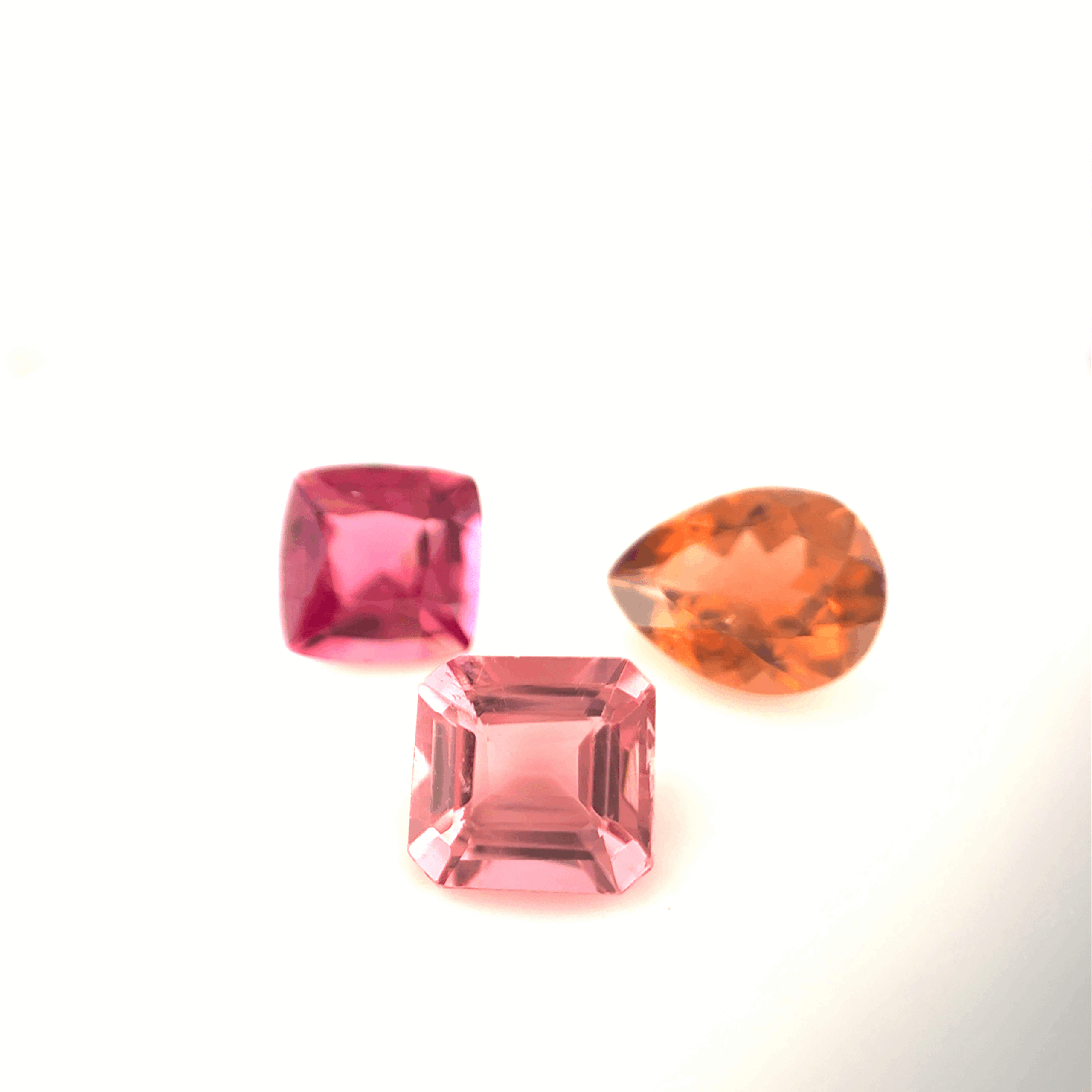 Lot 3 Tourmalines fancy 4,80ct