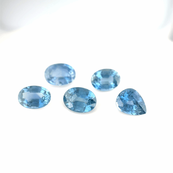 Lot saphirs 5,18ct