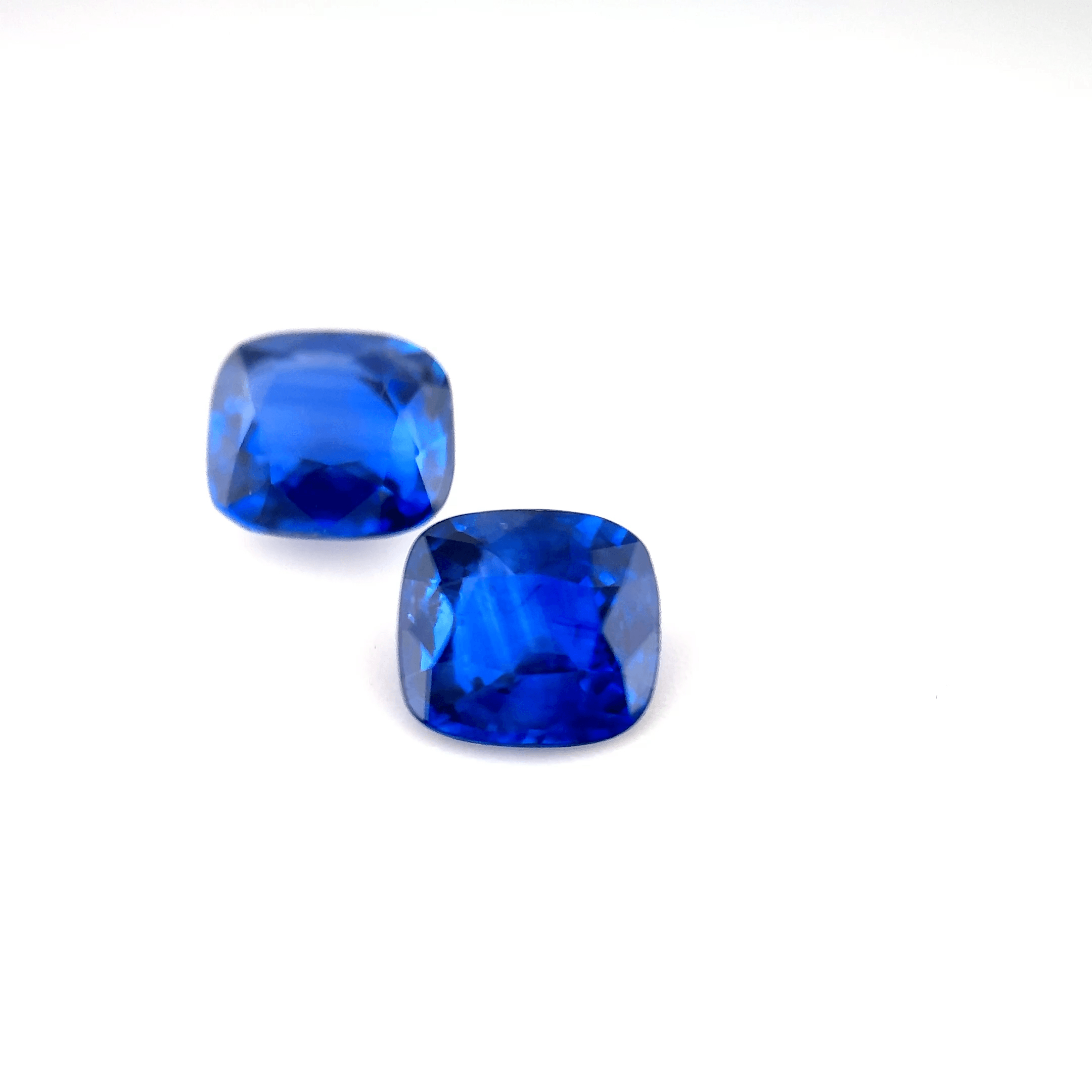 Paire saphir coussin 1,60ct – Image 2