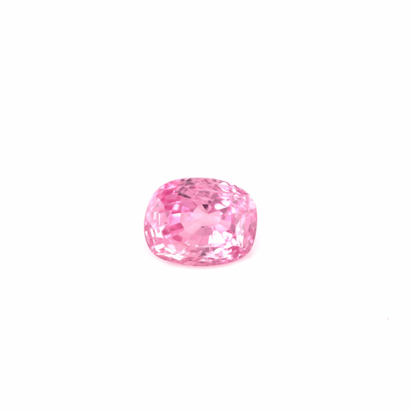 Saphir rose coussin 3,10ct