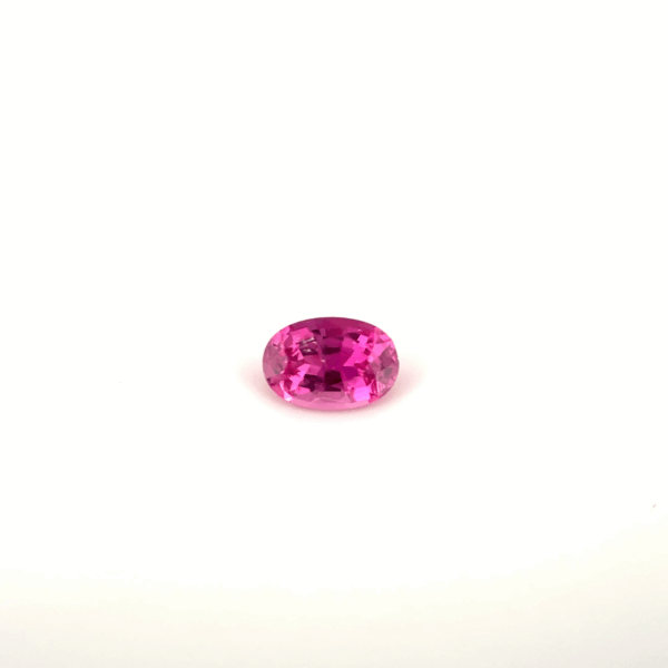 Saphir rose ovale 0,60ct