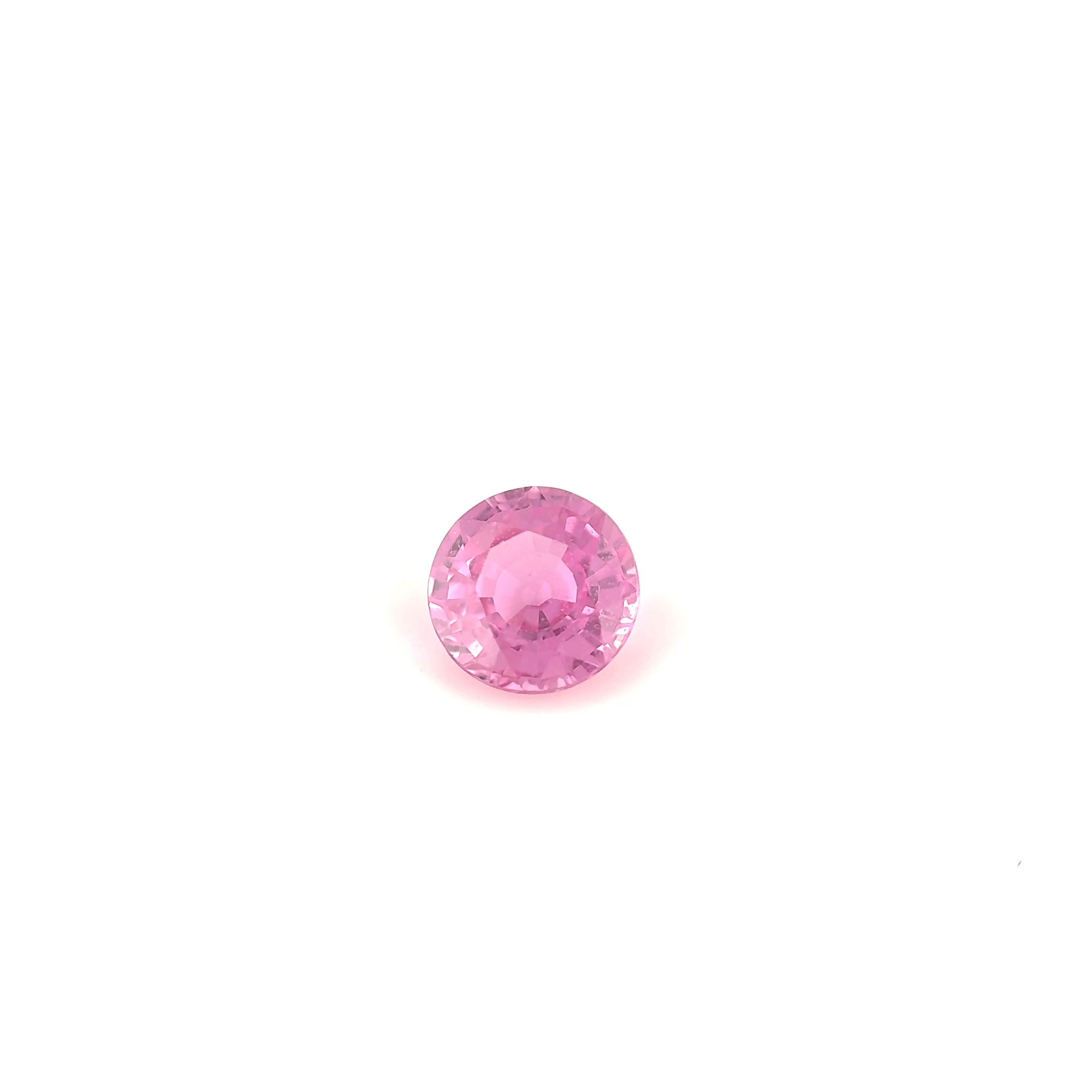 Saphir rose rond 1,15ct