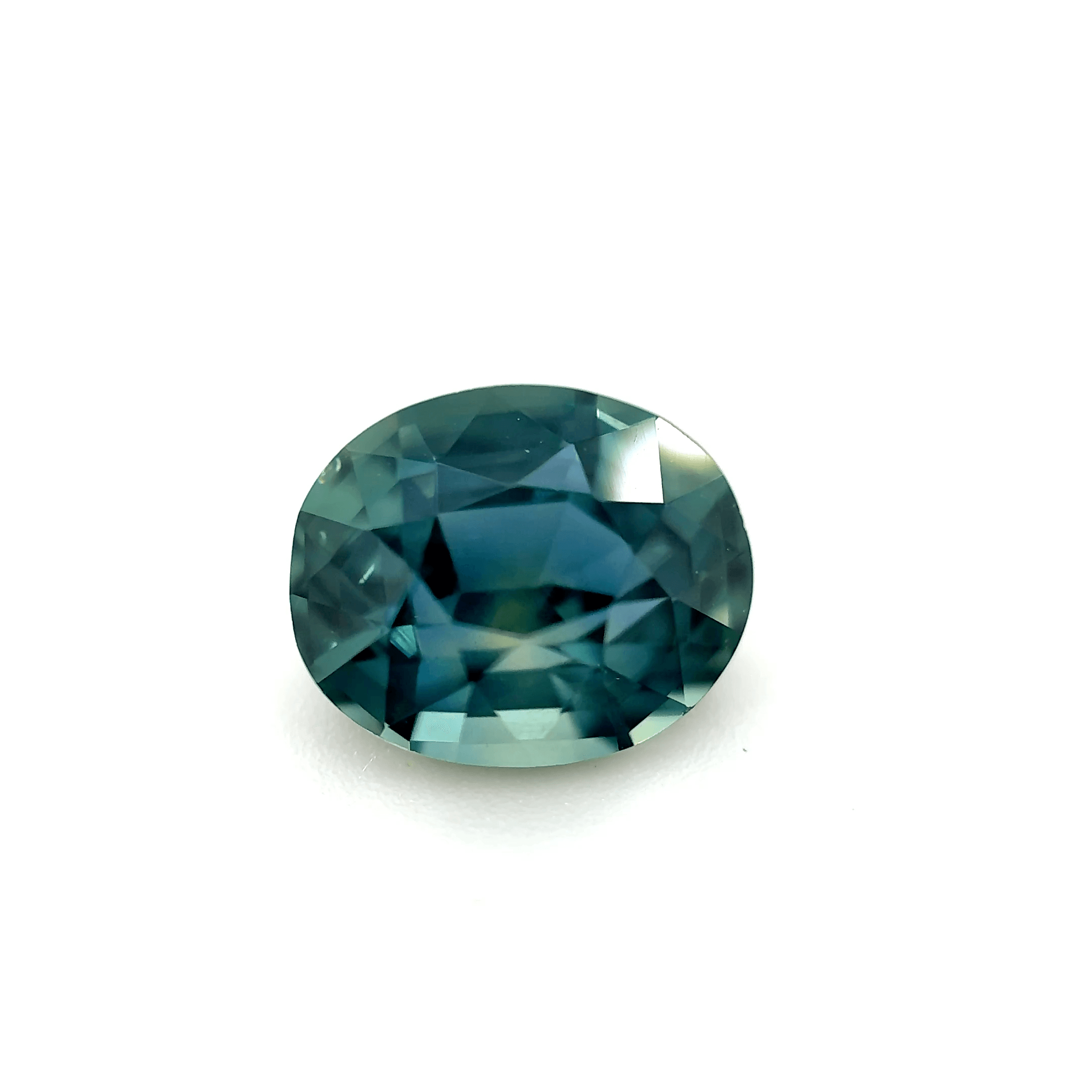 Saphir Teal ovale 1.77ct