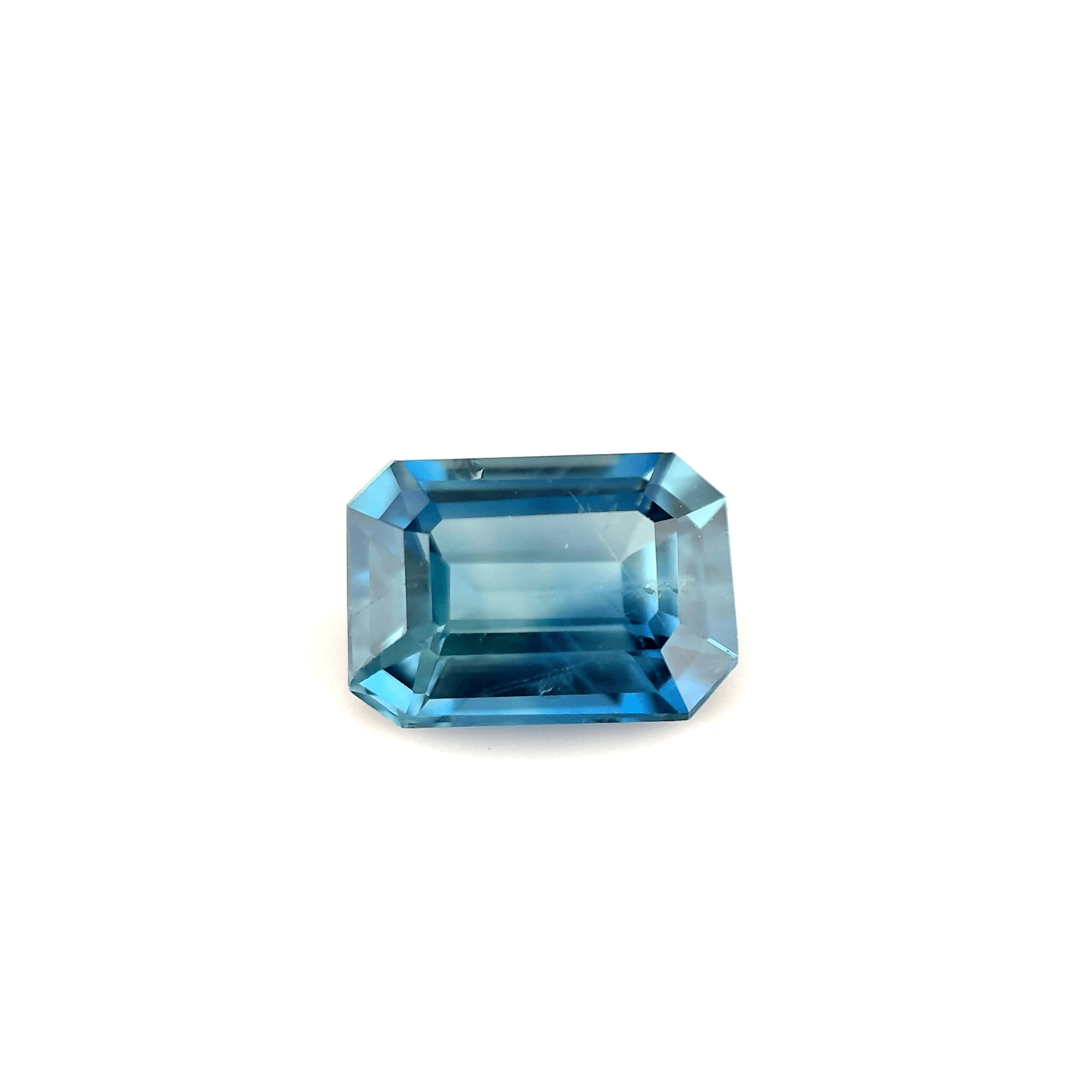 Saphir teal taille émeraude 1,75ct