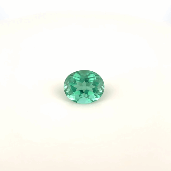 Tourmaline bleu verte ovale 1,23ct
