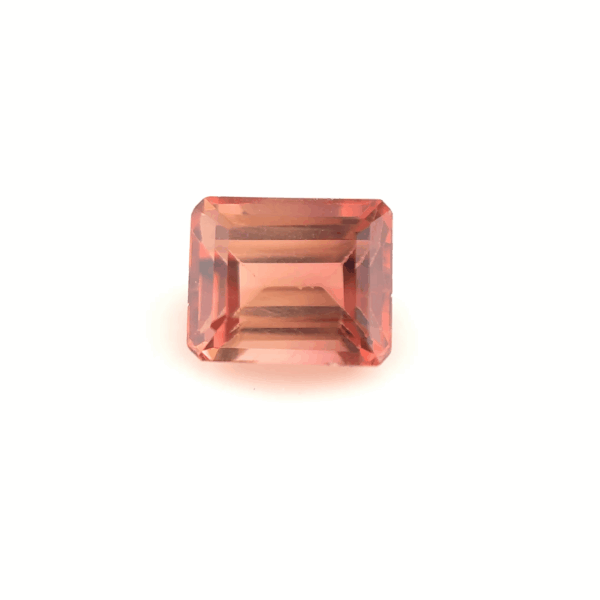 Tourmaline pêche Taille émeraude 3,14ct