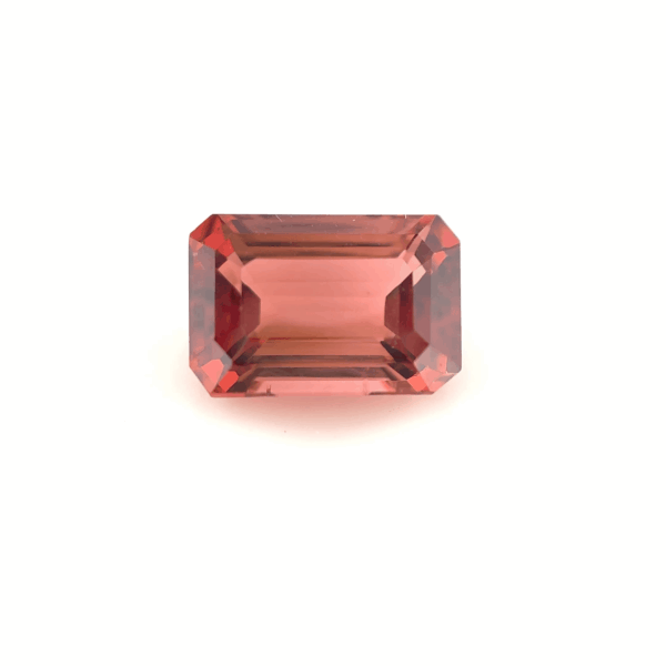 Tourmaline pêche Taille émeraude 3,81ct