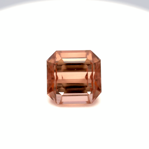 Tourmaline pêche Taille émeraude 4,85ct