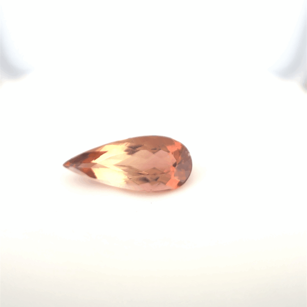Tourmaline pêche poire 3,12ct