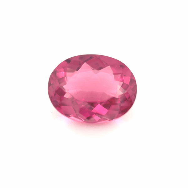 Tourmaline rose ovale 1.95ct