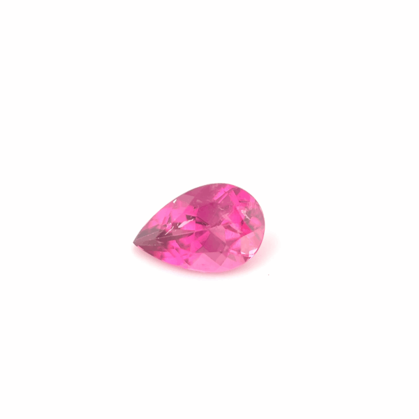 Tourmaline rose poire 1,27ct