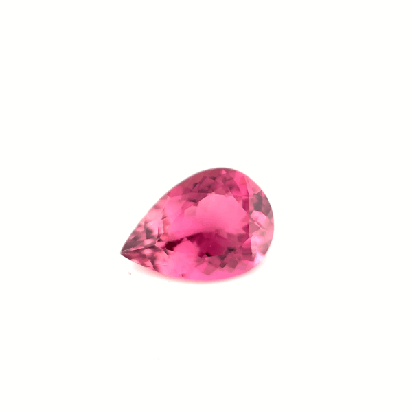 Tourmaline rose poire 3,35ct