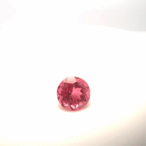 Tourmaline rose ronde 1,51ct
