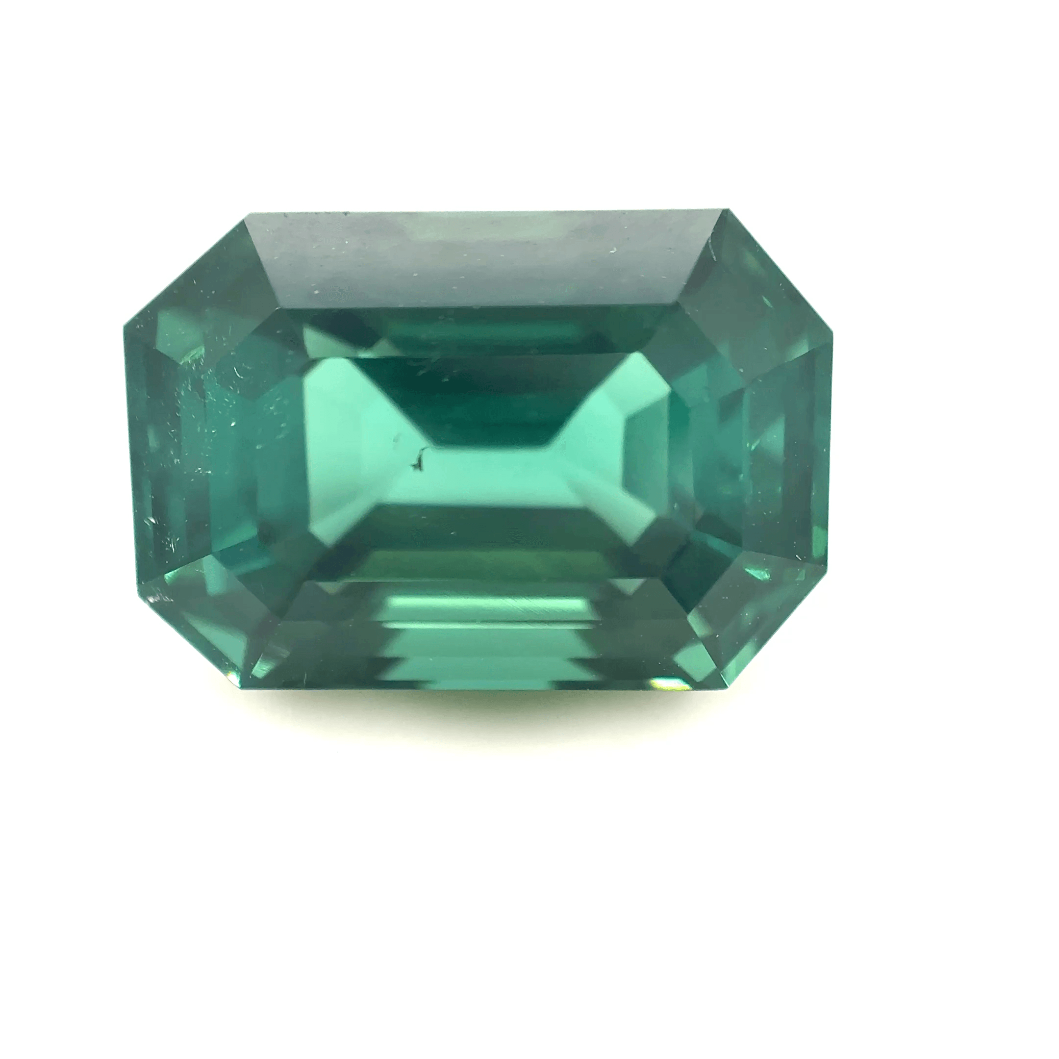 Tourmaline verte taille émeraude 6.99ct