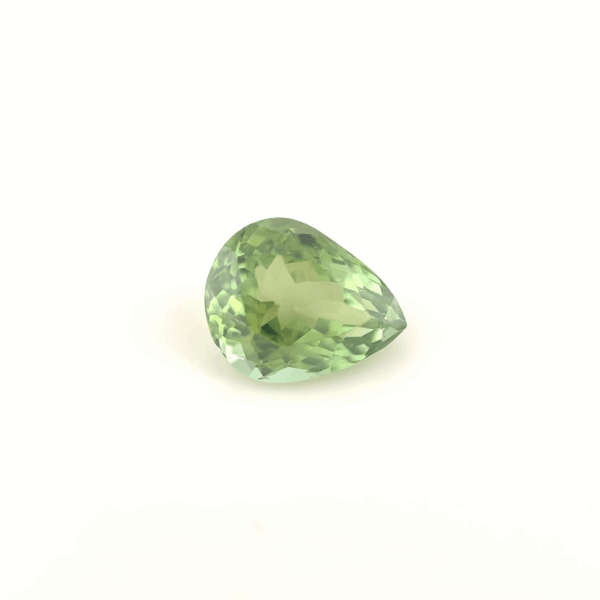 Tourmaline verte poire 2,06ct